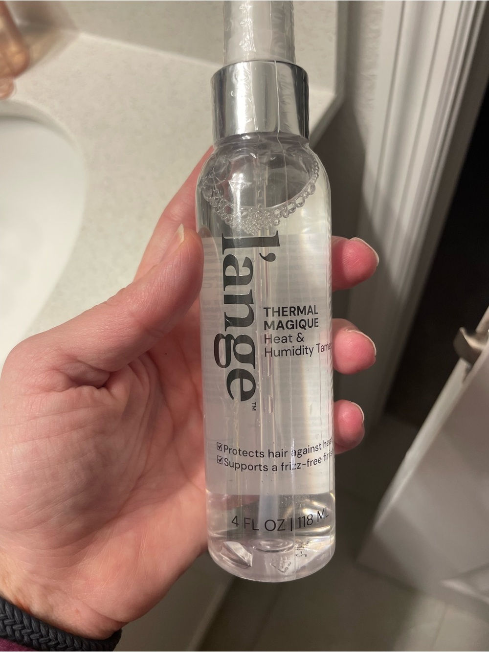 Lange Clear Hair Heat & Humidity Spray